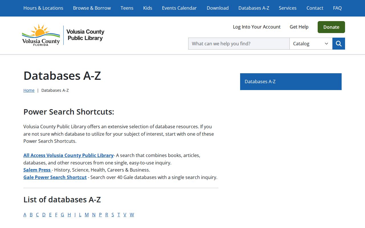 DeLand city directory library genealogy database list
